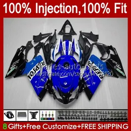 Injektion för Aprilia RS4 RS 125 R RSV125 RS125R RS-125 69HC.128 Lager Svart RS125 06 07 08 09 10 11 2006 2007 2008 2009 2010 2011 Fairings