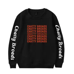 Erkek Hoodies Tişörtü 2021 Chatty Broads 2D Baskı O-Boyun Kazak Harajuku Yuvarlak Yaka 1