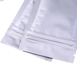 Variety of Sizes 8.5x14cm (3.25x5.5in) 100pcs Heat sealable flat bottom zip lock pouch bags Barrier aluminum foil ziplock bagsgoods