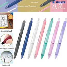 Ballpoint canetas edição limitada piloto japonês acroball t series 0.3mm caneta deslumbrante babe-15mft