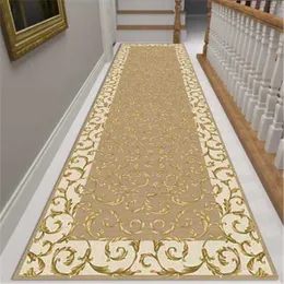 Dywany 3D do salonu Drzwi przez korytarz kuchnia dywan flanela antypoślizgowy domowy dywan kwiatowy druk sypialnia podłogowa dywan 210727