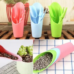 Çiziciler Potlar 4pcs Bahçe Ekici Kiti DIY Aksesuarları Suckulents nakli fideleri ekilmiş alet bonsai gübre sonda