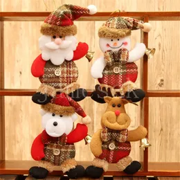 Christmas decorations three-dimensional body bell doll pendant holiday shopping mall Christma Tree pendants DD464