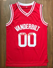 Steve Urkel #00 Vanderbilt HS Men's Basketball Jersey All Stitched Red Size S-XXL Sport