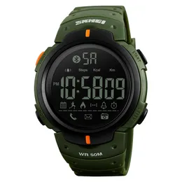 Skmei Duże Mężczyźni Zegarki Zegarek Cyfrowy Bluetooth Luminous Wodoodporny Krokomierz App Przypomina Mężczyzna Sport Watch Calorie Relogio 1301 x0524