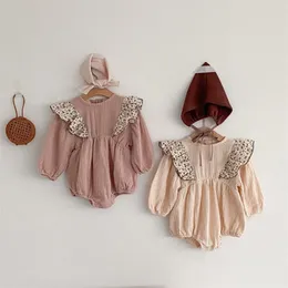Spring Autumn Romper Baby Boy Clothes Long-Sleeved Girl Kids Clothing Girls born 210528