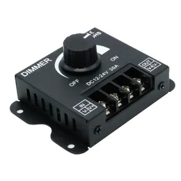 30A 360W LED Controlador de brilho de interruptor dimmer único para DC 12V 24V 5050 5630 5730 3014 4014 2835 8520 LED tira