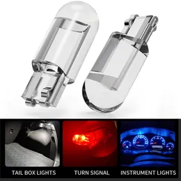 T10 LED Glühbirne 12V Super Helle Cob Auto Beleuchtung Keil Kennzeichen Lampe 7 Farbe Auto Universal