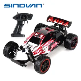 Sinovan Remote Control Car Drift 15-20km / h RCレーシング高速オフロードの子供のギフト1:18 220315