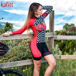레이싱 세트 kafiwinter 긴팔 자전거 스웨트 셔츠 점프 슈트 여성 섹시 패키지 바디 슈트 저렴한 가격 홍보