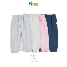 Hnne Autunno Inverno Pantaloni Jogger per bambini Tinta unita Unisex Ragazzi Ragazze Pantaloni sportivi Moda Pantaloni per bambini HK210415 211103