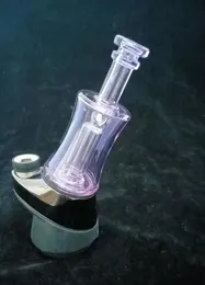 21 Jahre lila CFL-Flasche Opal Carta oder Peak zwei Arten Glas Shisha Dab Rig Rauchpfeife, Werksverkauf willkommen auf Bestellung