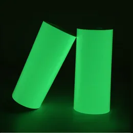 30cm Width PET Luminous Traffic Signal Film Self-adhesive Glowing At Night In the Dark Safety Decorative Wall Stage Striking Fluorescent Warning Safety Tape