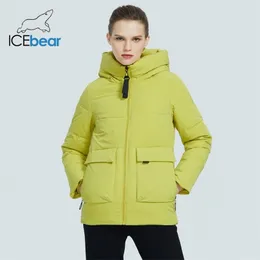 autumn and winter brand ladies jackets hooded high-end cotton parka fashionable women's coat GWD6D 211018