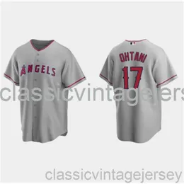 Shohei Ohtani #17 Gray Baseball Jersey XS-6XL Stitched Men Women Youth Baseball Jersey