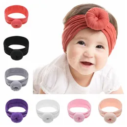 Infant Kleinkind Knoten Stirnband Kinder Kind Chiffon Haarband Elastische Nylon Baby Mädchen Headwarp Haar Zubehör Foto Requisiten