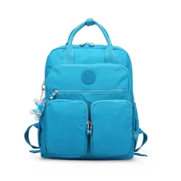 女性のラップトップのバックパック10代の女の子キップルのナイロンバックパックMochila Feminina女性旅行バッグパック学校バッグ女性のバッグ