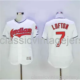 Haft kenny lofton American baseball słynny koszulka Jersey Mężczyźni Kobiety Jersey Baseball Jersey Rozmiar XS-6xl
