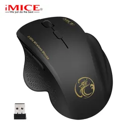 Computador sem fio 2.4 GHz 1600 DPI Ergonómico Mouse POWER Saving Pouse PC de mice USB