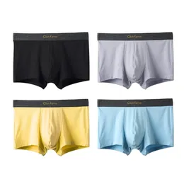 Teen Panties 4st / Pack Bomull BOOKS Underkläder Pure Color Barnunderbyxor Casual Thermal Boxers för tonåringar Barnkläder 211122