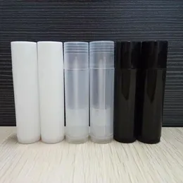 5000PCS 5G PP Läppstift Tube Plast Plast Transparent Refillerbar Tom Lip Balm Brush Gloss Förpackningsflaska Ny Botella