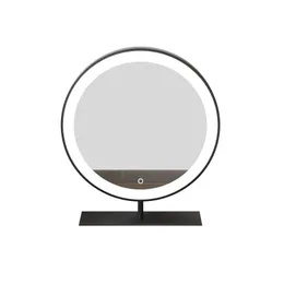 Speglar 40cm LED Smart Badrum Spegel Stor Makeup Vanity Round Rakning Fogless Dusch Espelhos Tillbehör