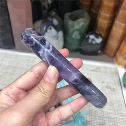 Decorative Objects & Figurines Natural Dream Amethyst Massage Wand Crystals Healing Products For Sale