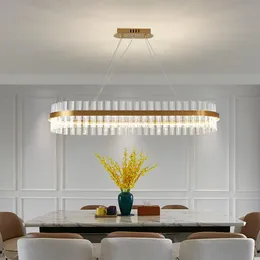 Modern Golden Royal Crystal Lustre Ceiling Lights Vintage Art Deco LED Lamp Luminaire For Living Room Bedroom El Pendant Lamps