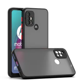 Amazon Colors Edge TPU Hård PC Slim Frostat Matt Telefon Väskor Mobilbakgrund För Motorola MOTO G10 / G20 / G30 A