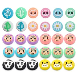 Animal Pattern Thumb Stick Grip Silicone Joystick Protective Cover Cap for NS Nintendo Switch Lite Game Accessories