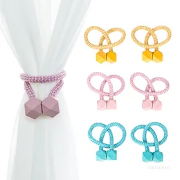 Magnetic Curtain Tieback Buckle Clip Curtain Tieback Polyester Decorative Home Accessorie 11 colors T500851