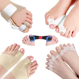 8 sztuk / zestaw rękawów Kierownik HALLUX VALGUS Foot Corrector Wyrównanie Separator Separator Metatarsal Cierdelowy OrthoTics Pain Relief Foot Tool Tool