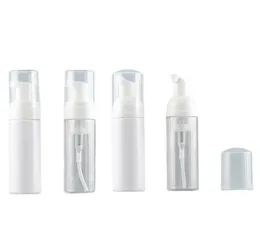 30ml 1oz Tom återfyllningsbar klart plastskummande dispenserpumpflaskor-mousse bubbla flaska för schampo castile hand tvål ansiktsbehandling