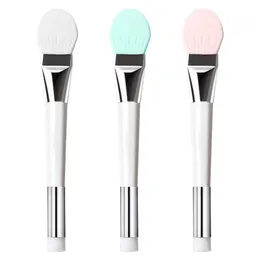 Double Head Facial Mask Brush Soft Hair Silicone Brushes Beauty Tool Multi Use Face Cosmetics Clean Pore Brush