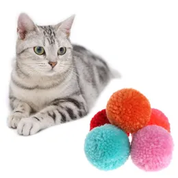 Small Animal Supplies Assortiment De Boules En Peluche Pour Chat, 5 Pièces, Jeu Compagnie, Chaton Interactif, Couleur Bonbon Doux Drop