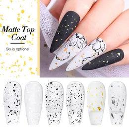 Nail Gel Mtssii Matte Eggshell Top Coat Function With Any Color AS Base Soak Off UV LED Hybrid Gold Silver Aluminum