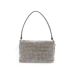 роскошные дизайнеры Высококачественные дизайнерские сумки Женские сумки с кристаллами Diamante Flap Сумки с металлической цепочкой Сумки через плечо Soho Bag Axillary Bag 2021