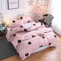 Christmas gifts Bedding Set luxury 3 4pcs Family Set Duvet Cover Bed Flat Sheet Pillow Case Twin Full Queen King Size 2012111935