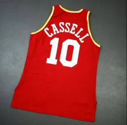 Seltenes Basketball-Trikot für Herren, Jugendliche, Damen, Vintage-Retro, Sam Cassell, Champion Rookie High School, Größe S-5XL, individuell, beliebiger Name oder Nummer