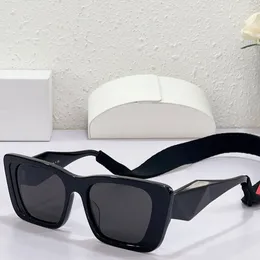 Męskie Okulary przeciwsłoneczne Damskie SPS08WF Moda Klasyczne Zakupy Luksusowe Okulary Designer Czarny Rama Podróże Odkryty Driving UV Pasek Pasek Pasek