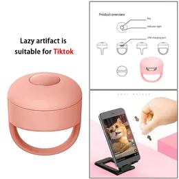 Portable Controller Video Fingertip Bluetooth dla Tiktok Krótki film wideo Kliknij podobnie jak klawiatury telefonu komórkowego Pilot zdalnego sterowania Lazy Smart Ring Device