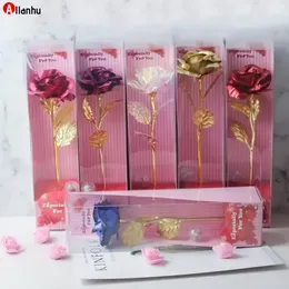 Party Tanabata Walentynki Dekoracja Kolor Złoty Róże Gwiaździste Niebo Świecące Gold Folia Rose Pudełko Wefw