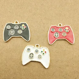 10pcs 16x19mm enamel playing game machine controller charm for jewelry making fashion earring pendant bracelet necklace charm