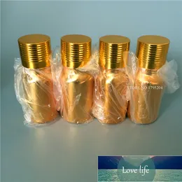 5PCS / LOT 10ML UV Mini Golden Glass Dropper Oil Essential Flaskor i Refillerbar Flaska Parfum Container Makeup Tool