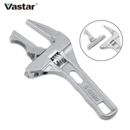 Vastar Adjustable Wrench Short Handle Universal Spanner Key Repair Tools Large Opening Bathroom Pipe Nut Wrench Hand Tool Set 211110