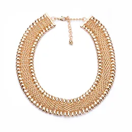 Lureme 2021 Collar Maxi Necklaces Fashion Big Statement Multi Layer Necklace Gold Collares Jewelry For Womens Chokers