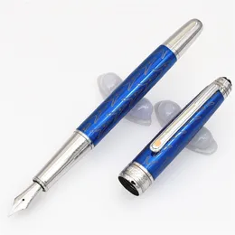 High Qualit Blue / Red Petit Prince Metal Roller Ball Pen Ballpoint Skriva Smooth Med Serienummer Noble Pennor