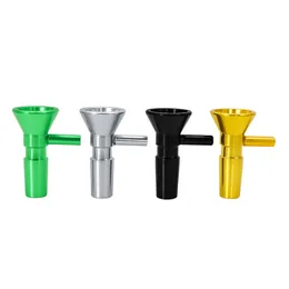 HONEYPUFF Smoking Metal Hookah Bowl Mini 14MM Bowls Ash Catcher For Bong Water Pipe Quartz Banger Wholesale Mix Color