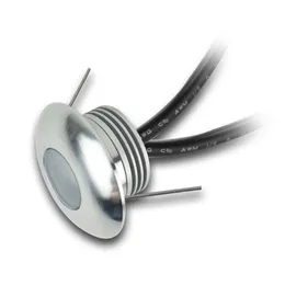 2021 36pcs/lot 1W DC12V Outdoor Garden Mini Recessed Deck Floor Wall LED Underground Lamp Light Landscape Sidewalk Lighting