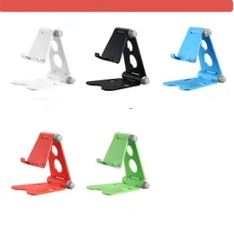 Plastic double folding mini portable Mobile phone holder stand desktop tablet